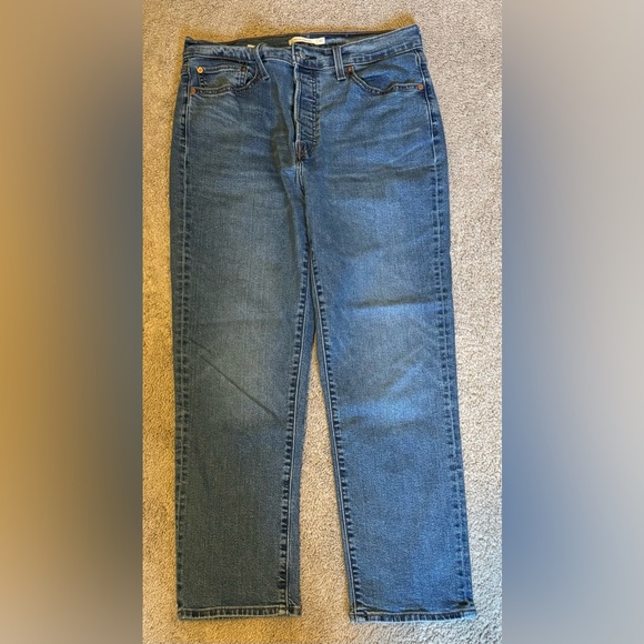Levi's Denim - Levi's Women's Wedgie Straight Leg Blue Jeans